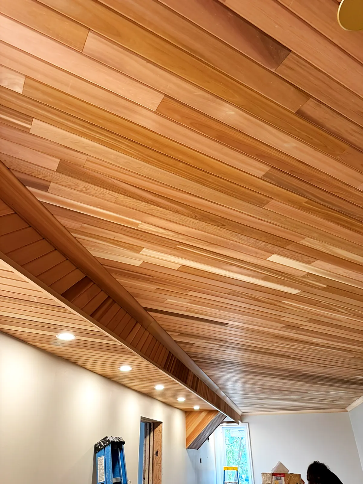 Cedar Plank Ceiling